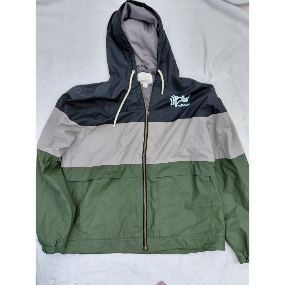 Weatherproof Vintage Mens XXL The Wilds Colorblock Hooded Windbreaker Jacket